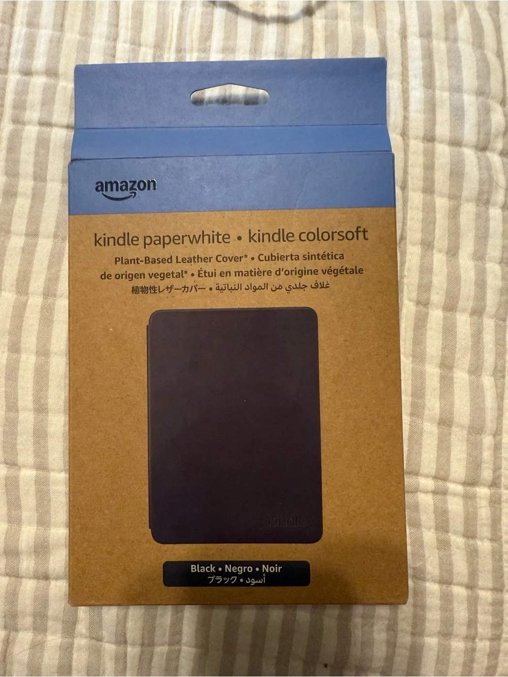 Amazon Kindle Paperwhite Plant-Based Leather Cover - Black